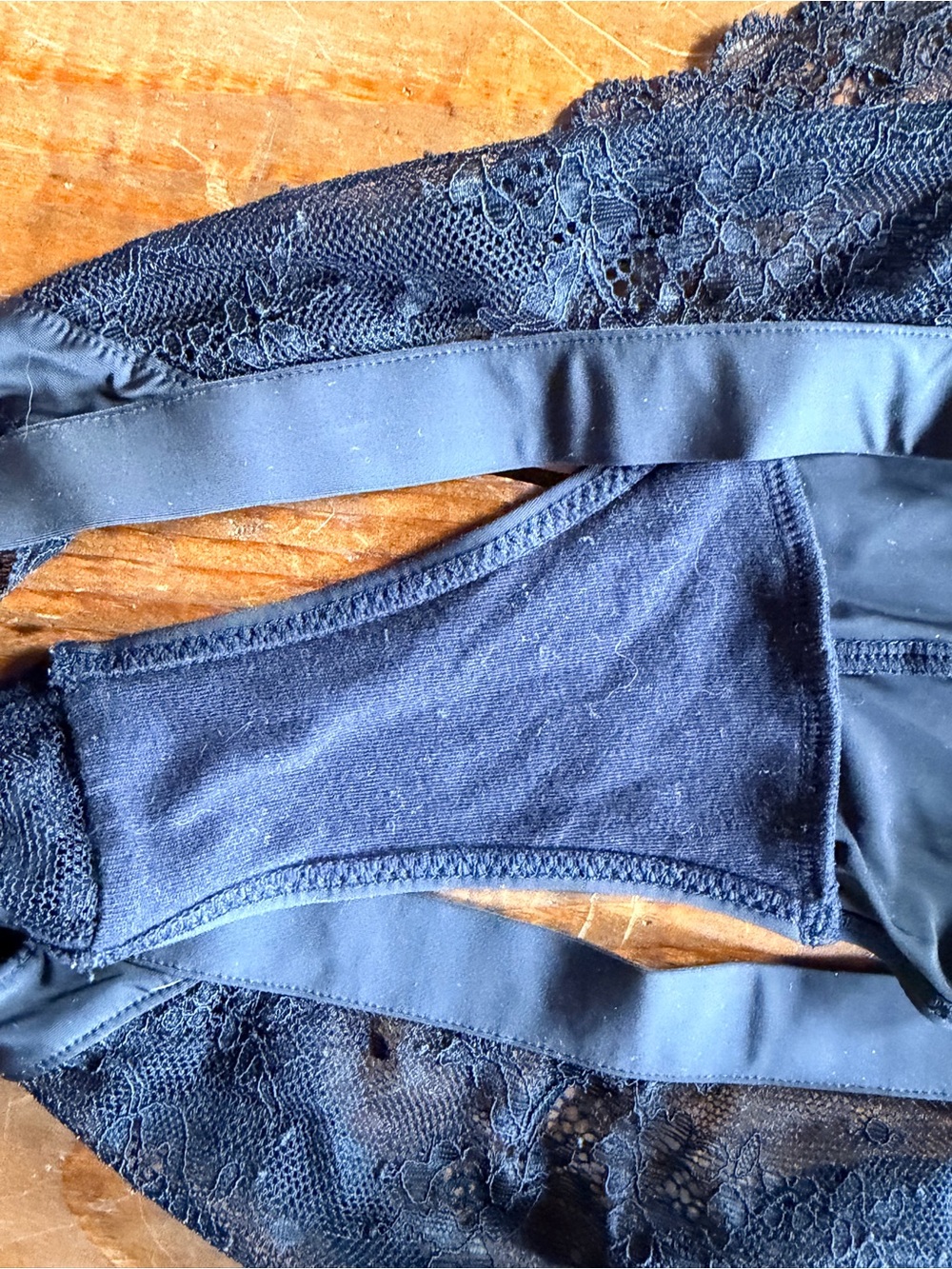 Sam Edelman black lace panties M - Picture 3 of 4